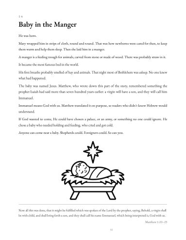 Free page: a story page with an easy drawing for kids